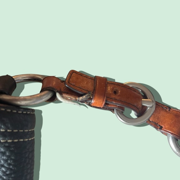 COACH 8A41 Chelsea Black Pebbled Leather Shoulder Handbag Purse Hobo - Picture 9 of 14